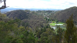 View from above gorge